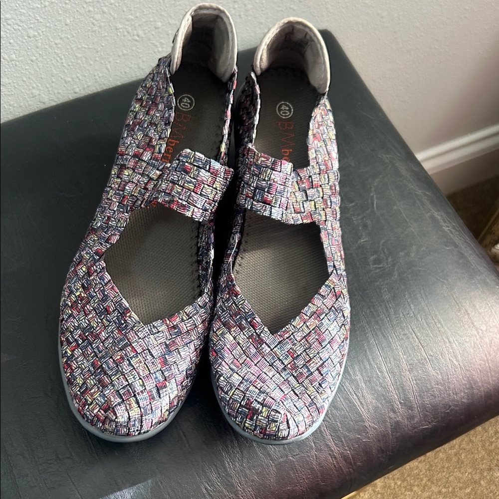 bernie mev. Multicolor Woven Flats